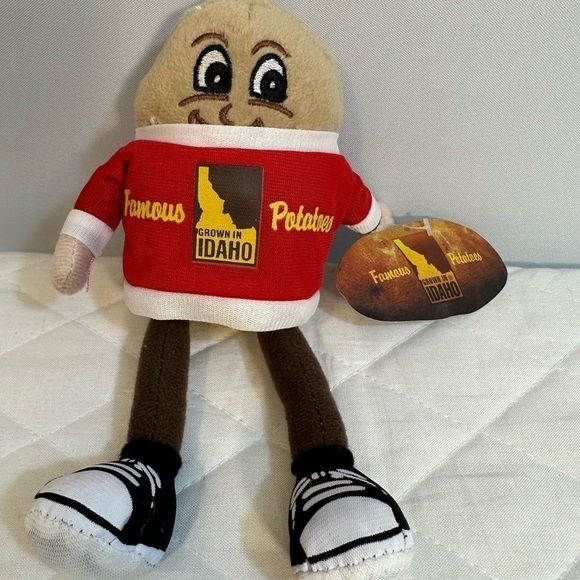 Spuddy Buddy Other - Spuddy Buddy Plush 8” Long The Star Of The Famous Idaho Potato Bowl Doll NWT